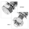 thumbnail image 3 of 20pcs Stainless Steel Bolts And Nuts Kit Heavy Duty Screws Nuts for Machine, 3 of 8