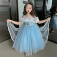 thumbnail image 3 of CaRilo dress Elsa Costume Dress for Girls Princess Dress Up Halloween Birthday Fancy Party Dresses, 3 of 7