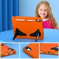 thumbnail image 5 of Dteck iPad 10th Generation Case iPad 10.9 Case 2022 New iPad 10th Gen Case for Kids 10.9 Inch Shockproof Protective Cover with Pencil Holder & Shoulder Strap & Kickstand for Kids ChildreOrange + Black, 5 of 9
