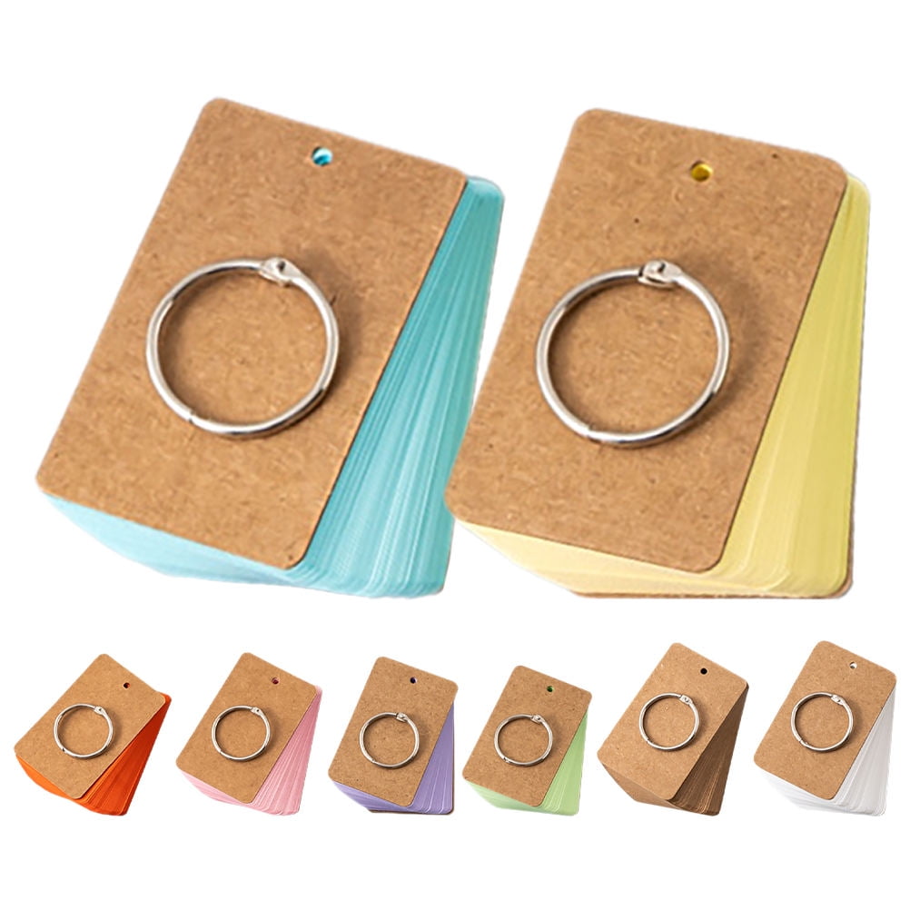 HOMEMAXS 2pcs 8 Books Office Notepads Memo Pads Lined Flash Cards Index Cards Pads for Study Learning