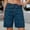 *Dark Blue, variant on Women's High Waisted Loose Fit Denim Knee Length Shorts, Casual Jean Bermuda Pants Black,Womens Plus S