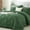 Dark Green, variant on Davulos Queen Comforter Set 7 Pieces,Grey Bed in a Bag for Bedroom All Season Bedding Sets with 1 Comforter,2 Pillow Shams,2 Pillowcases,1 Flat Sheet,1 Fitted Sheet