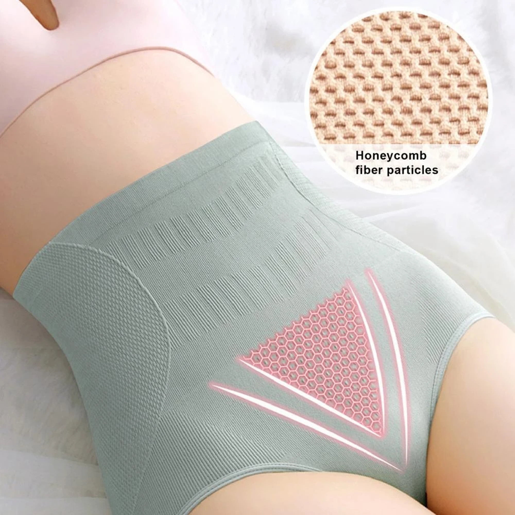 Xysaqa Women High Waisted Underwear Tummy Control Panties Graphene  Honeycomb Vaginal Tightening Body Shaping Briefs Shapewear on Clearance  2023 