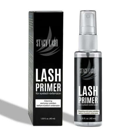 Stacy Lash Eyelash Extension Primer (1.35fl.oz/40ml)/ Alcohol-Based Cleanser / Protein Oil Remover / Pretreatment for Individual Extensions / Professional Use Only