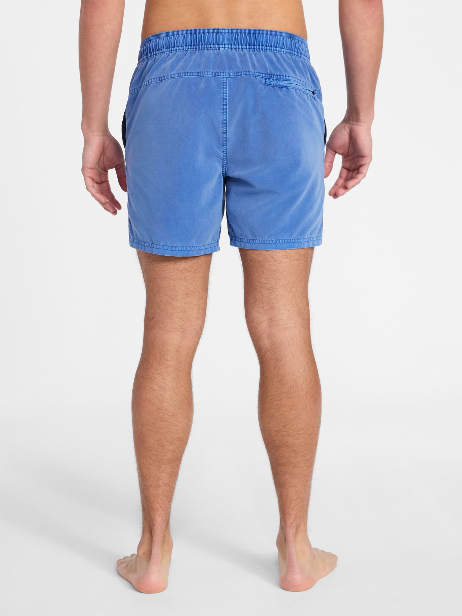 No Boundaries Washed Swim Trunks, 6" Inseam, Men's S-3XL