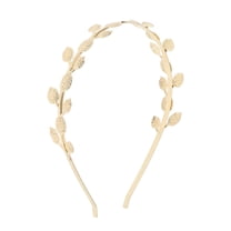 Unique Bargains 1 Pc Cute Shell Leaf Headbands for Women Gold Tone