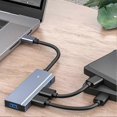 thumbnail image 2 of USB C Laptop Docking Station, 4-In-1 Type C Hub, with 4 USB3.0 Multi-Port Adapter for Laptops, Tablets,Phones, 2 of 5