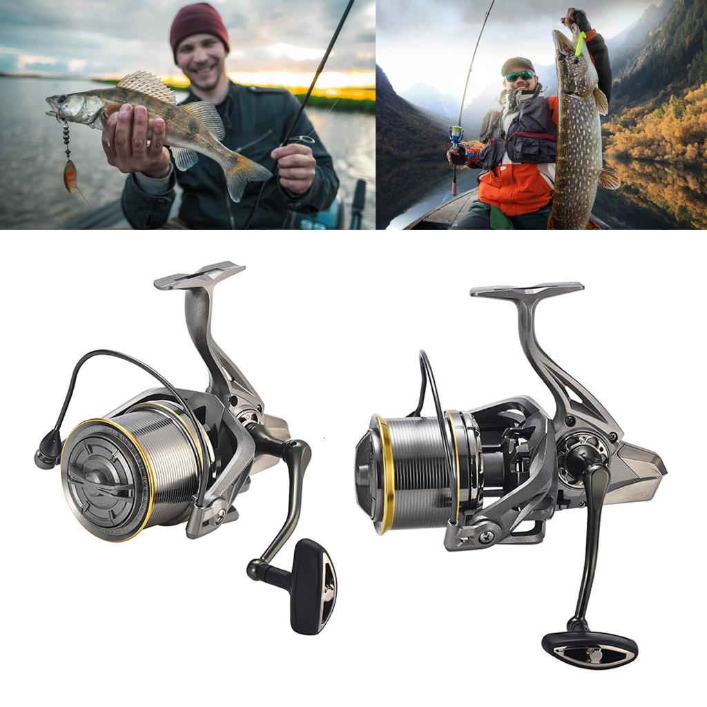 Jesscasday Reel Freshwater 8000-14000Series Ultralight Lake Fishing Reel Sea Fishing Wheel Metal Reel Tall Speed