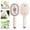 #-01Pink, variant on Anti-Tangle Self-Clean Steam Massage Comb, Electric Spray Air Cushion Massage Comb Rechargeable Powered, Red Light & Mist Infusion Design Reduces Static and Nourishes Curly Frizzy Hair Daily Beige