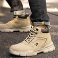 thumbnail image 4 of Zapatos de protección deportiva antipuñaladas con punta de acero antigolpes para invierno (45) caqui Ndcxsfigh Tenis De Mujer Tenis De Hombre, 4 of 8