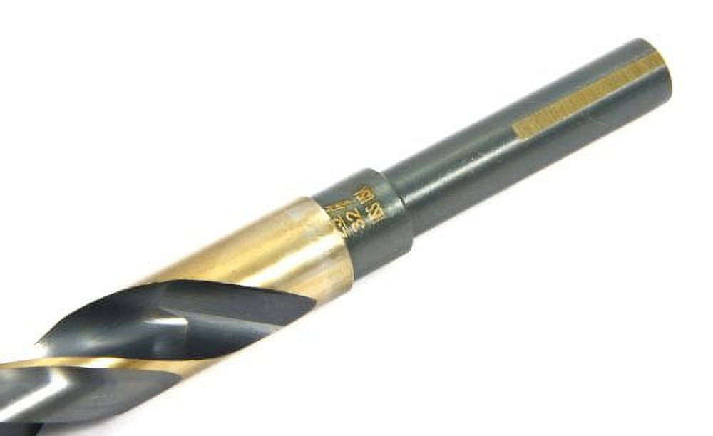 Forney 20670 Drill Bit Industrial Pro Silver and Deming with Flatted 1/2-Inch Shank, 23/32-Inch