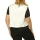 thumbnail image 3 of Chaleco de mezclilla sin mangas con botones para mujer de tallas grandes Agnes Orinda L Blanco, 3 of 8