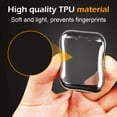 thumbnail image 3 of Plating TPU Full Screen Protector Cover For Apple Watch Series 4 5 6 SE 40mm 44mm Ultra-thin Frame All-Around Protect Case, 3 of 6