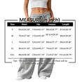 thumbnail image 2 of Barrel Sweatpants Women Elastic Waist Drawstring Pocket Wide Leg Sweatpants Baggy Petite Lightweight Pull On Lounge Pants, 2 of 5