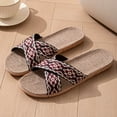 thumbnail image 2 of IUJSOY Slippers for Women Casual Summer Beach Shoes Slip on Slides Sandals Fashion Flats Shoes, 2 of 3