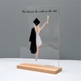 thumbnail image 4 of Ongmies Personalized Acrylic Graduation Plaque – 2025 Erasable Desktop Ornament, Customizable Graduation Gift for Him/Her, Transparent Diy Decoration, 4 of 8
