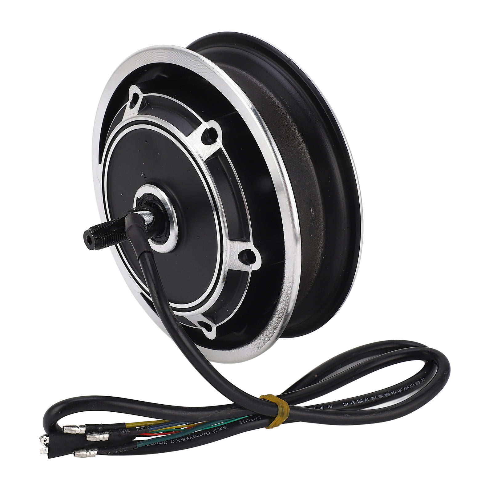 Roue magnétique de moteur de moyeu à engrenages sans brosse de 14 pouces 350W avec accélérateur de PAS de pour le petit vélo de Scooter électrique d'entraînement avant (24V Handle Throttle kit