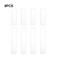 thumbnail image 2 of 8 Pieces Rectangle Resin Bookmark Mold Handicraft Making Moulds Assortment Reusable Book Mark Mould Page Label DIY Crafting Accessories, 2 of 7