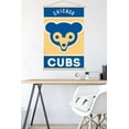 thumbnail image 5 of MLB Chicago Cubs - Retro Logo 14 Wall Poster with Wooden Magnetic Frame, 22.375" x 34", 5 of 5