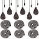 thumbnail image 1 of Colgante de cadena de tracción decorativa para ventilador de techo con extensión de cadena de tracción de 12 pulgadas con conector, adorno para lámpara, ventilador de techo, 1 of 5