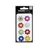 Bulk Buys Flower Power Phone Bling Removable Stickers (Set of 48)