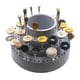 thumbnail image 4 of Soporte organizador brocas y rejilla almacenamiento almacenamiento giratoria que sostiene adaptador brocas unidad |, 4 of 9