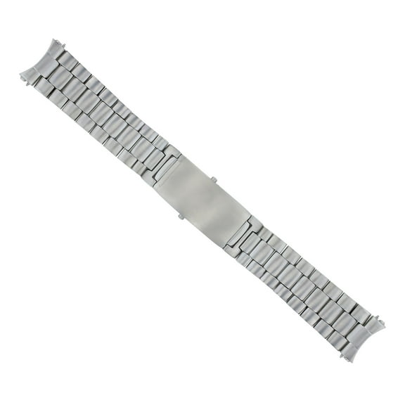 WATCH BAND SOLID LINK BRACELET FOR CASIO MDV106B-2AV RESIN WATCH 200 METER 22MM