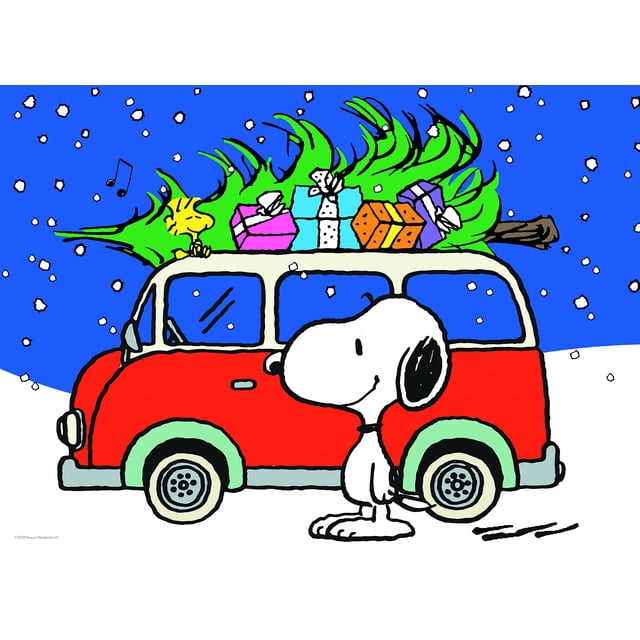 Ceaco - Peanuts - Paz y regalos - Vacaciones - Rompecabezas de 100 piezas