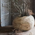 thumbnail image 2 of Parasol Tree Wood Natural Solid Wood Floral Container, 2 of 4