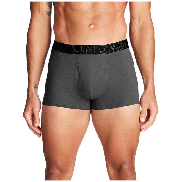 Calzoncillos bóxer Under Armour de algodón de alto rendimiento, paquete de 3