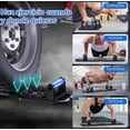 thumbnail image 4 of Kit Soportes Lagartijas Tabla Push Up Board Barras Fitness Modelo Negro, 4 of 4