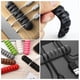 thumbnail image 5 of Organizadores de cables de escritorio de 4 piezas Organizador de cables de 7 ranuras Organizador de cables de mesa (negro), 5 of 5