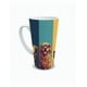 thumbnail image 1 of Taza de cerámica 502 ml con diseño ilustrado de perros modernos, 1 of 6