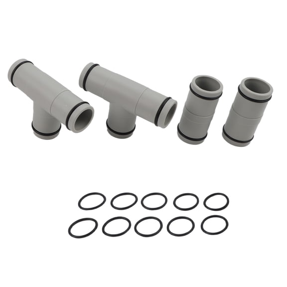 Pool Hose Connector T Joint Filter Pump Adapter With O Rings For Swimming Pool Swimming Pool Cleaning Accessories Pool Accessori