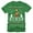 Kelly Green, variant on Men's Nintendo Ugly Christmas Mario Jump Star Graphic Tee Royal Blue Small