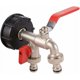 thumbnail image 4 of Adaptador de tanque de agua IBC S60X6, rosca gruesa con conector de manguera, accesorios de boquilla de válvula de acero inoxidable (rosca interna de 1/2"), 4 of 4