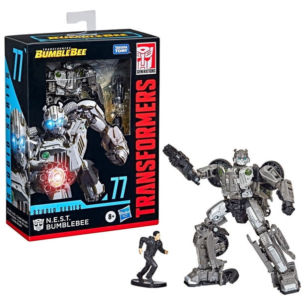 Transformers Toys Studio Series 77 Deluxe Class N.E.S.T. BUMBLEBEE