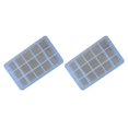 thumbnail image 4 of Naiovety Molde para cubitos de hielo Reemplazo de 15 rejillas Molde rectangular para cubitos de hielo de chocolate Claro 2Conjunto, 4 of 6