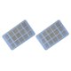thumbnail image 1 of Molde de silicona para cubitos de hielo Billuyoard Claro 2piezas 15 rejillas portátil antiadherente, 1 of 5