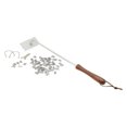 thumbnail image 2 of BBQ Barbecue Branding Iron Tool for Meat Steak Burger with 55 Letters (Silver), 2 of 7