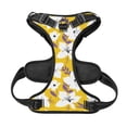 thumbnail image 4 of Kdxio Lilies Flowers Print No Pull Dog Harness Adjustable Reflective Oxford Easy Control Medium Large Dog Harness for Training and Everyday-Small, 4 of 8