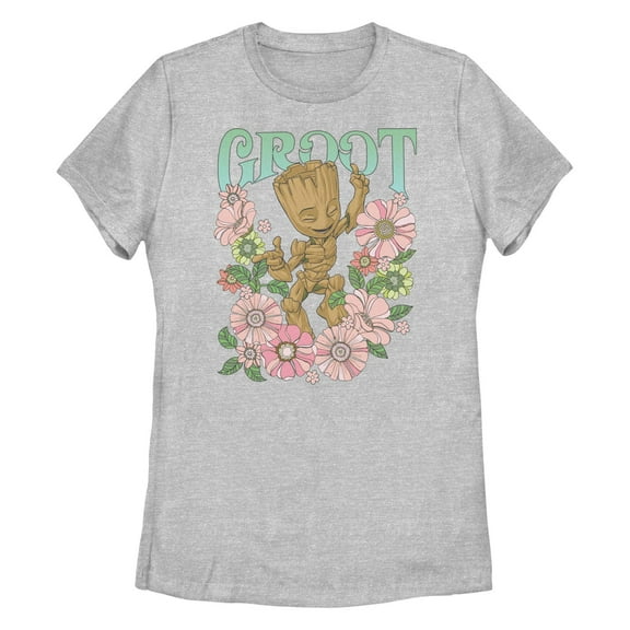 Women's Marvel: Guardians of the Galaxy Groot Flower Dance  Graphic T-Shirt