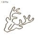 thumbnail image 3 of Papel Clip Ciervo Animal Forma Lindo Decorativo Divertido Clips Marcadores con Caja 1.9 Pulgadas Bronce Tono para Organizar Oficina Hogar, Paquete de 20, 3 of 5