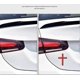 thumbnail image 4 of Metal Jesus Christ Cross Badge Stickers, 3d Three-dimensional Metal Car Sticker, 4 of 5