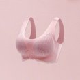 thumbnail image 5 of Conjunto de lencería Sujetador de encaje para mujer, sujetador cómodo y transpirable, ropa interior de fácil cierre (rosa XXXL) Kuymtek Rosa T 3EG para Mujer, 5 of 5