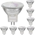 thumbnail image 1 of mr11 12v 35w Halogen Lamps Gu4 Spot Base 2800k Warm White, Dimmable, Pack Of 8, 1 of 5