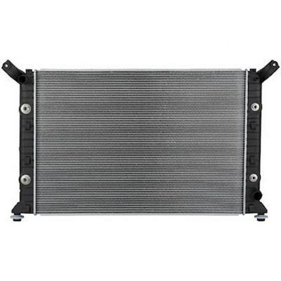 Radiator - with Transmission and Engine Cooler - Compatible with 2011 - 2019 Chevy Silverado 2500 HD 6.0L V8 Automatic Transmission 2012 2013 2014 2015 2016 2017 2018
