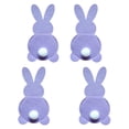 thumbnail image 3 of Soportes para cubiertos de Pascua, organizador de utensilios, envolturas para cubiertos, bolsillos reutilizables para cubiertos, bolsa para cubiertos Púrpura Macarena Porta cubiertos, 3 of 6
