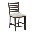 thumbnail image 2 of Lexicon Victoria Textured Counter Height Chair - Set of 2 in Beige, 2 of 12