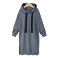 thumbnail image 2 of Women's Casual Oversized Fleece Hoodie Sweatshirts Loose Pullover Tunic Fall Outfits S~3X, 2 of 7